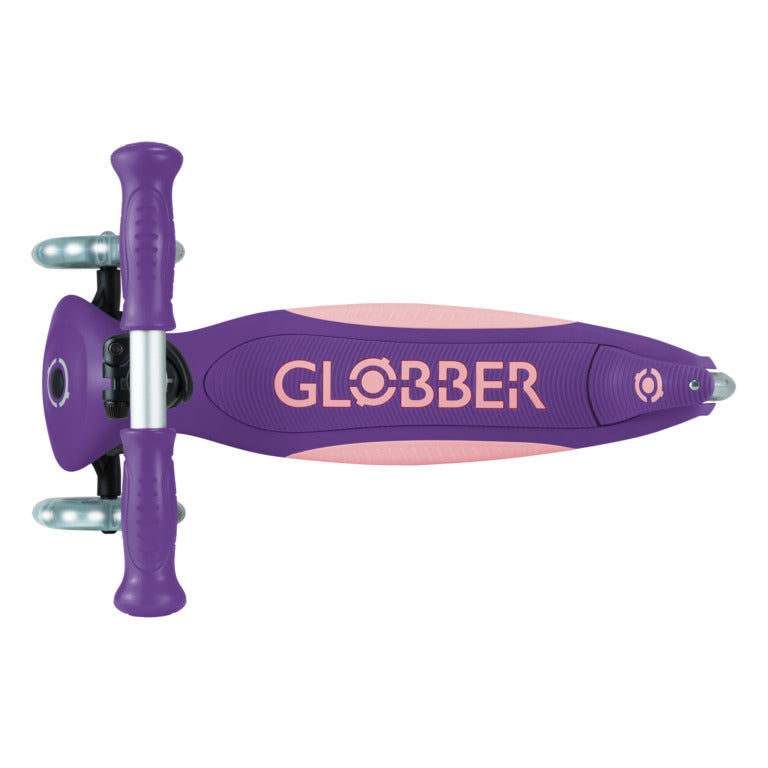 Globber Elite Lights Scooter - Purple