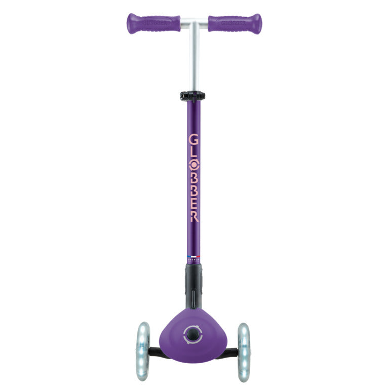 Globber Elite Lights Scooter - Purple