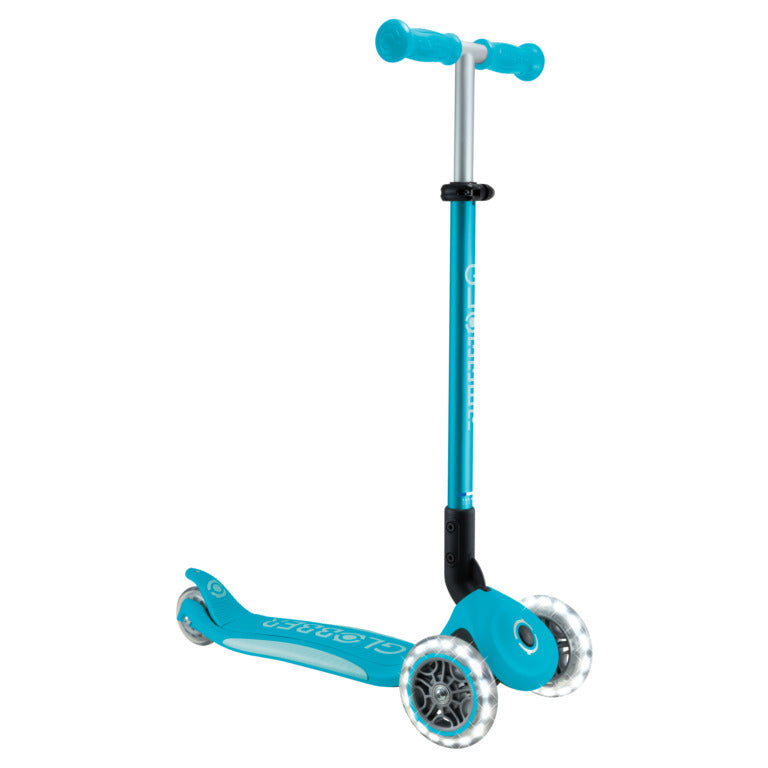 Globber Elite Lights Scooter - Aqua