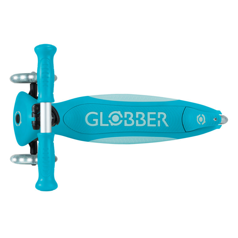 Globber Elite Lights Scooter - Aqua