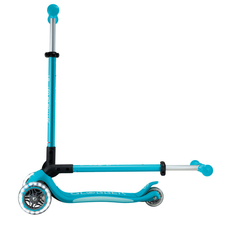 Globber Elite Lights Scooter - Aqua