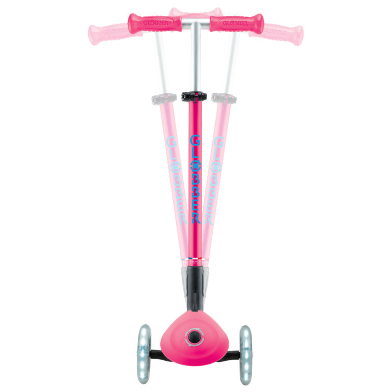 Globber Elite Lights Scooter - Fuchsia