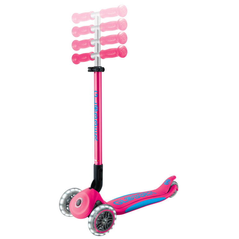 Globber Elite Lights Scooter - Fuchsia