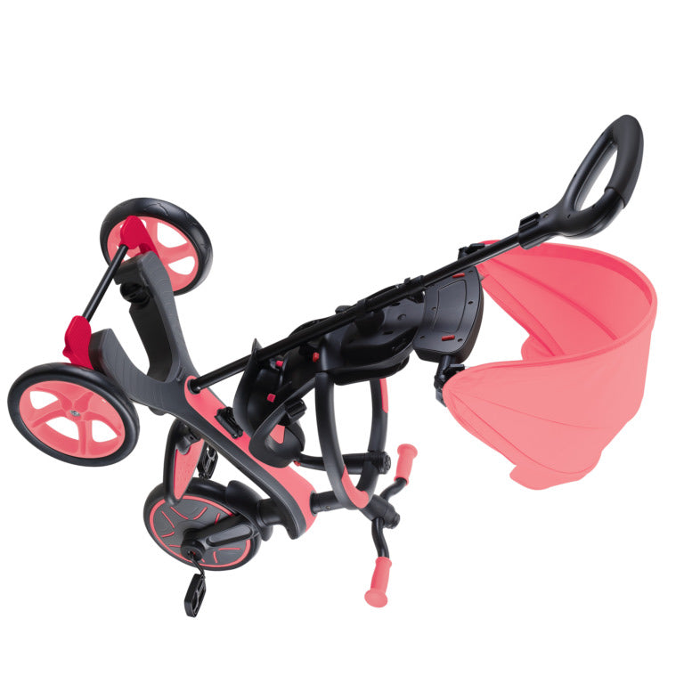 Globber Explorer Trike 4 in 1-Coral Pink