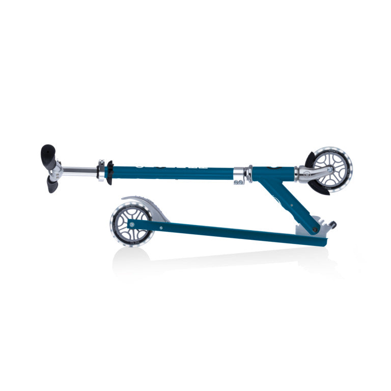 Globber Flow Element Lights Scooter - Petrol Blue