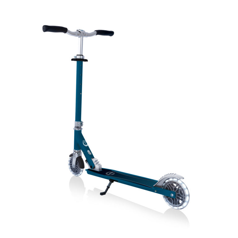 Globber Flow Element Lights Scooter - Petrol Blue