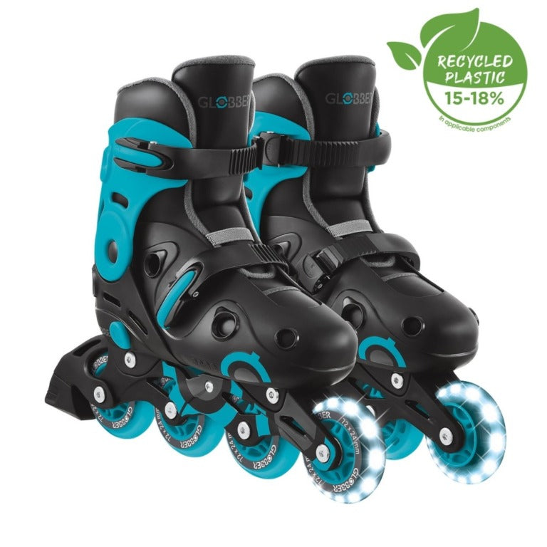Globber Go Skates Light EU Size 34-37-Aqua