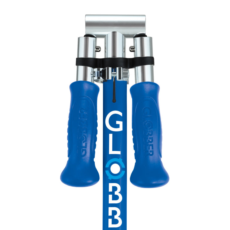 Globber Flow Foldable Junior Lights Scooter - Navy Blue