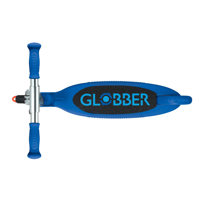 Globber Flow Foldable Junior Lights Scooter - Navy Blue