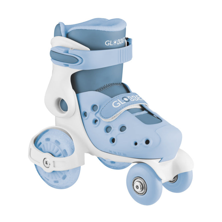 Globber Go Quad Learning Skates EU Size 26-29-Ash Blue