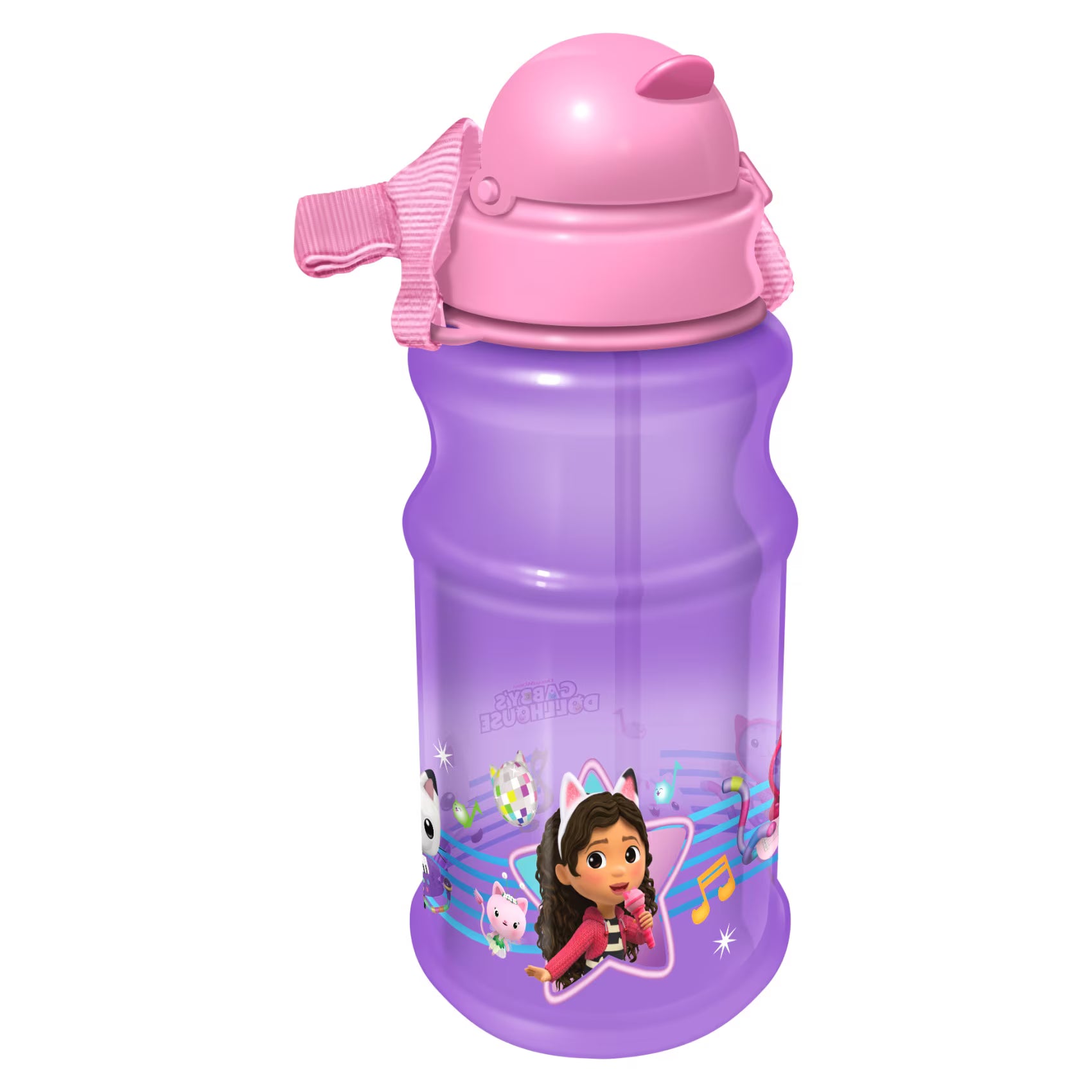 Gabbys Dollhouse Transparent Water Bottle