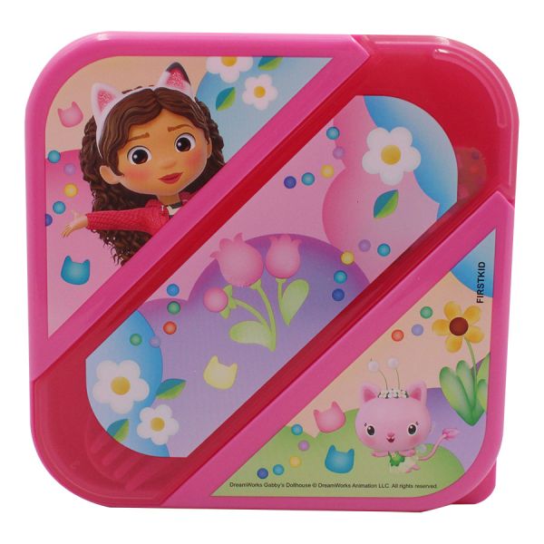 Gabbys Dollhouse Lunch Box with Cutlery