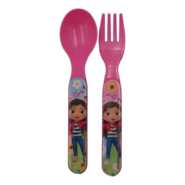 Gabbys Dollhouse Lunch Box with Cutlery