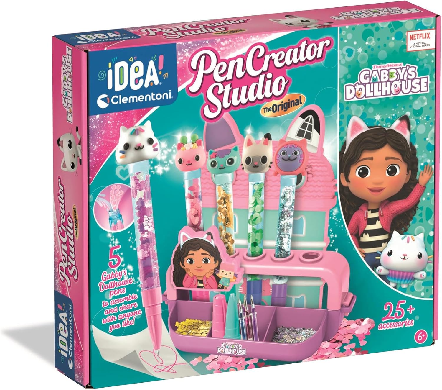 Gabbys Dollhouse DIY Pen Set with 5 Pens & Figures Pen Lab Gabbys Dollhouse Yallatoys