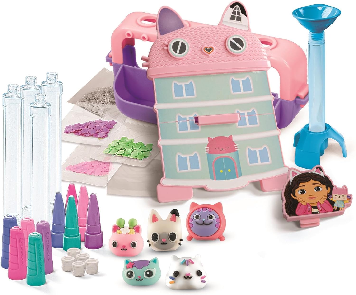 Gabbys Dollhouse DIY Pen Set with 5 Pens & Figures Pen Lab Gabbys Dollhouse Yallatoys