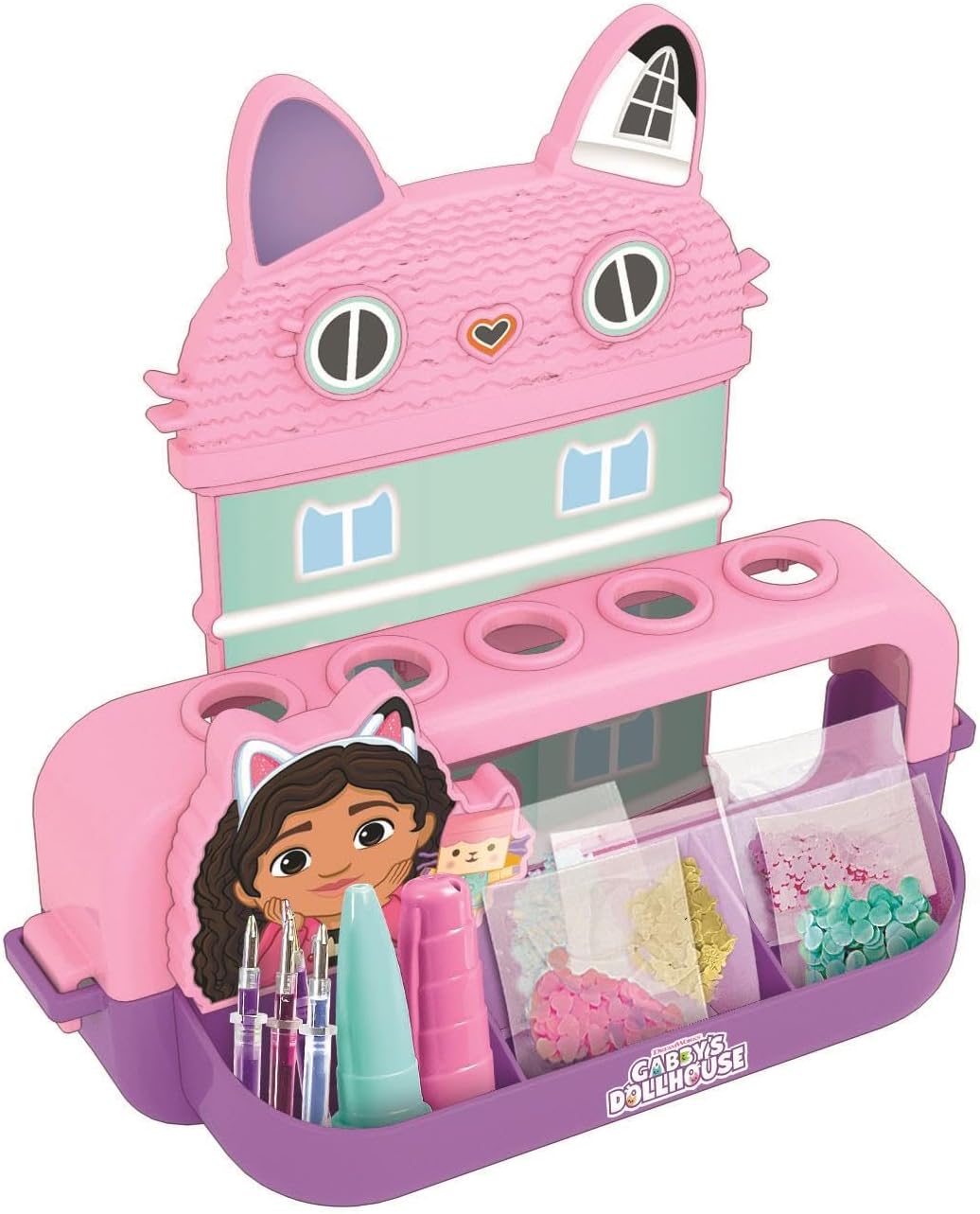 Gabbys Dollhouse DIY Pen Set with 5 Pens & Figures Pen Lab Gabbys Dollhouse Yallatoys