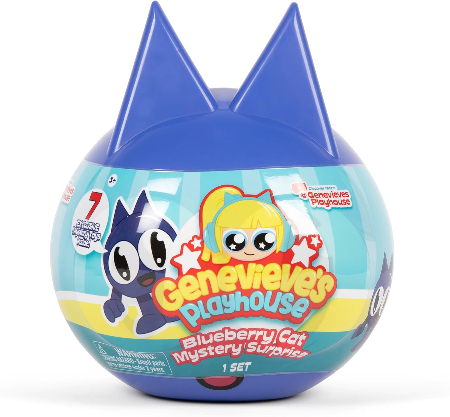 Genevieve's Playhouse Blueberry Cat Mystery Surprise Capsule Assorted