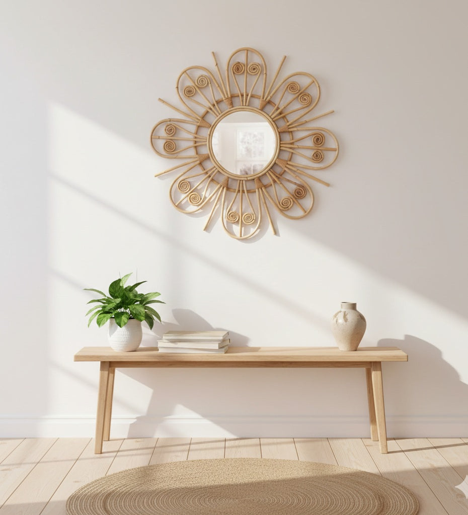 Cuddle Asta Rattan Mirror Cuddle Yallatoys