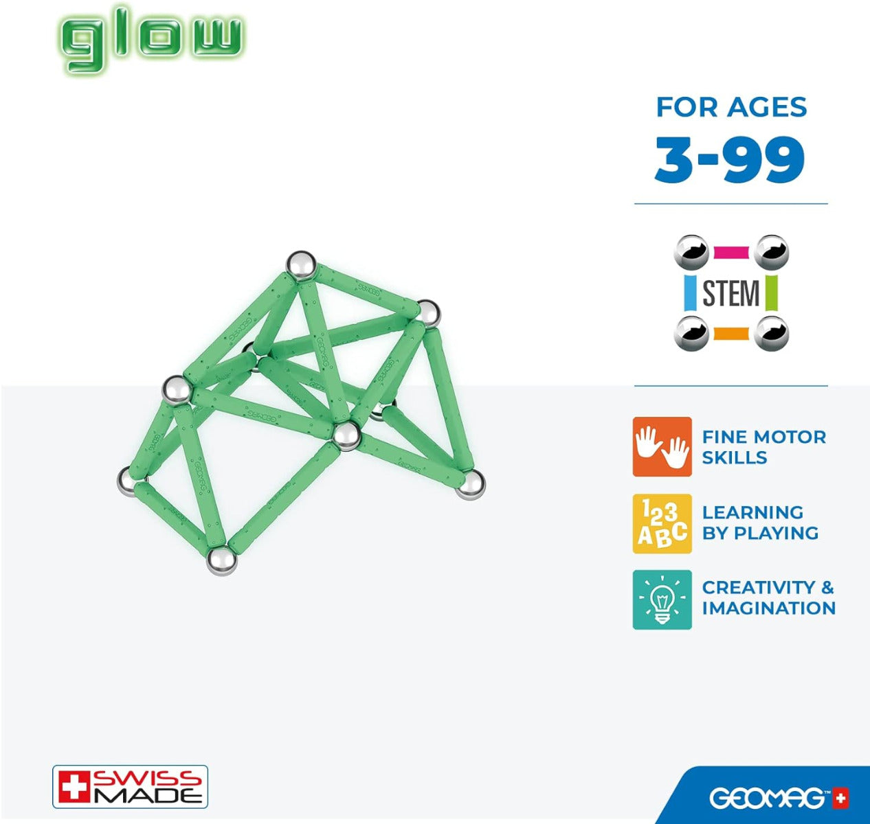 Geomag 42pc Recycled Packaging View