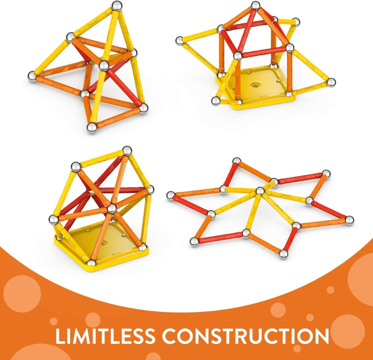 Geomag 42pc Recycled Pieces Layout