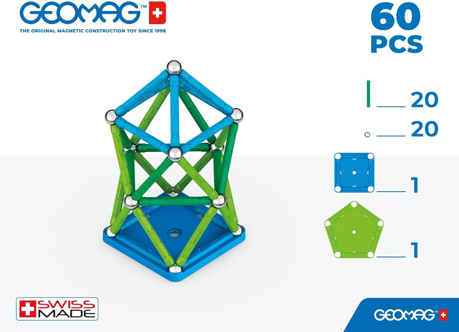 Geomag 60pc Classic Packaging Design