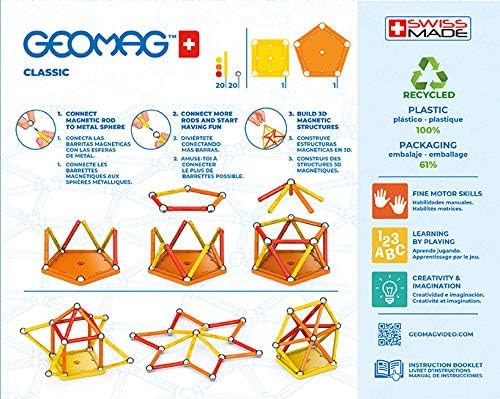 Geomag Classic 42pc Packaging Design