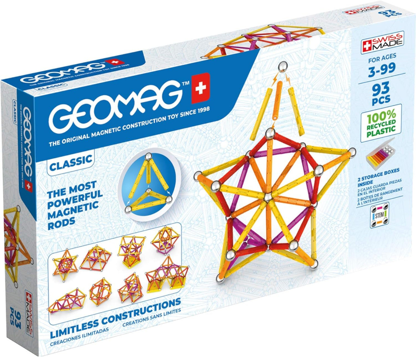 Geomag Classic 93pc Packaging Design