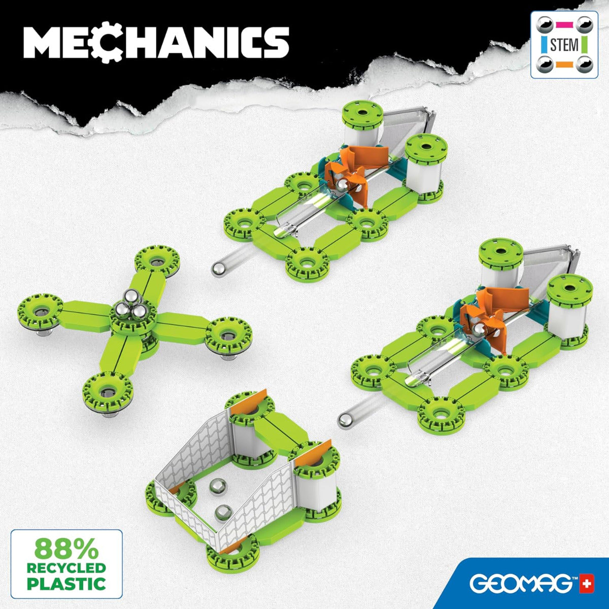 Geomag Mechanics 96pc Packaging View