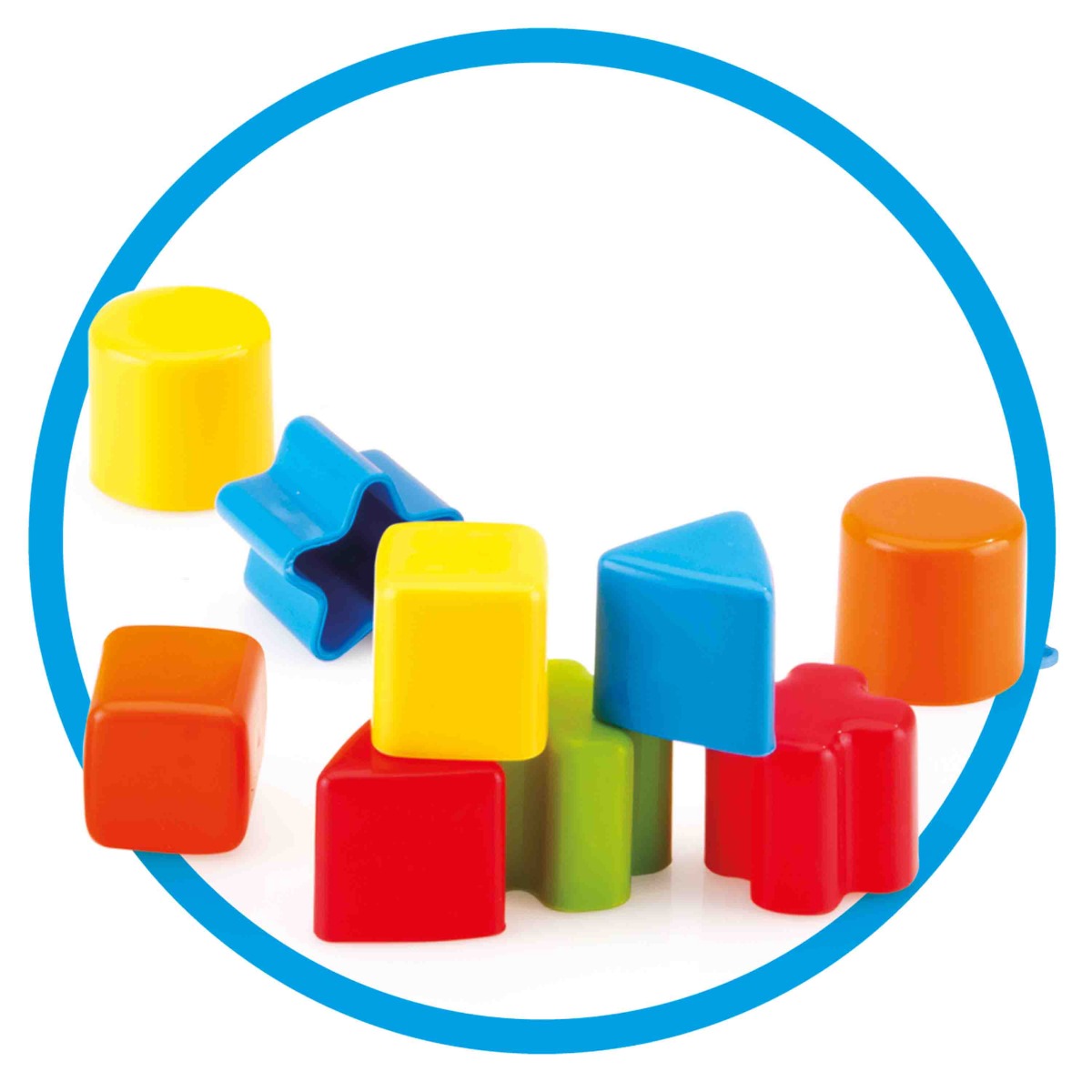 Geometric Shape Block and Turtle Shell Layout