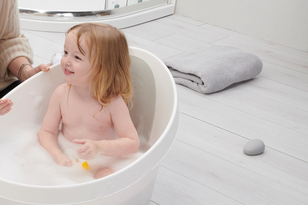 Shnuggle Pebbly Baby Bath Thermometer Grey Shnuggle Yallatoys