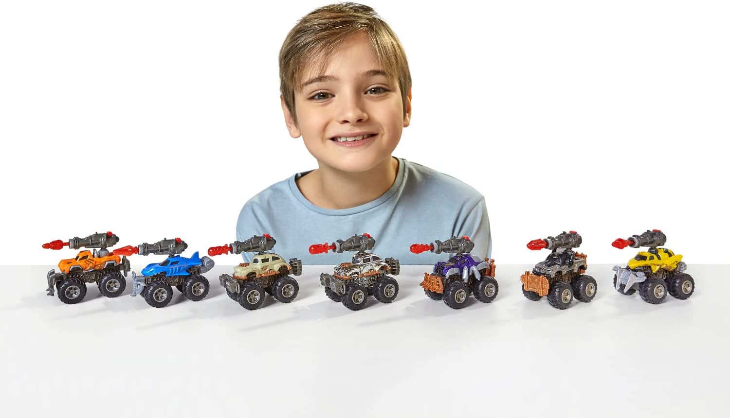 Glow in the dark monster truck mini collectible for kids