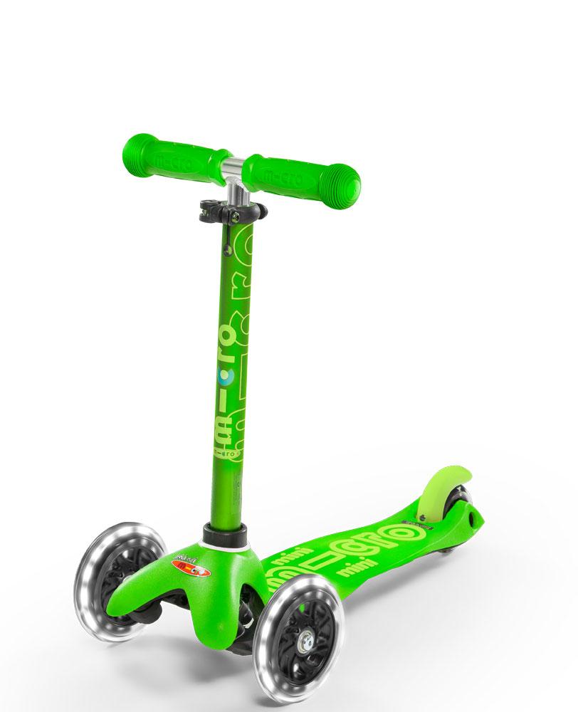 Green Mini Micro Deluxe Scooter