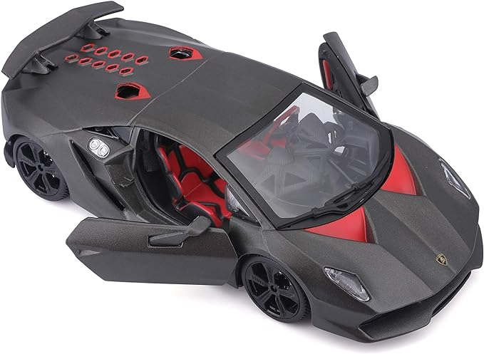 Grey Lamborghini diecast opening parts