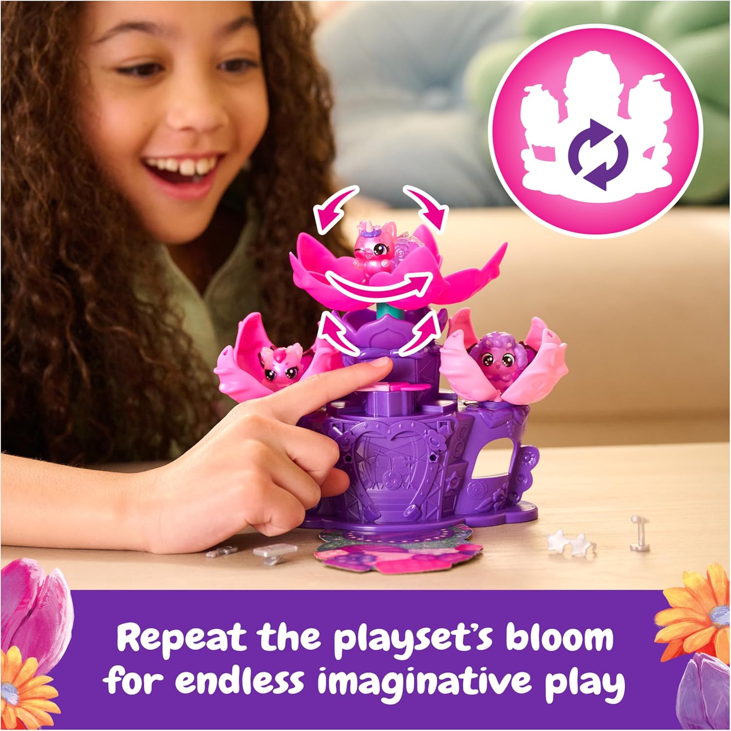 Hatchimals Flower Fest Collectibles Pack with 3 Surprise Blind Box Characters Hatchimals Yallatoys