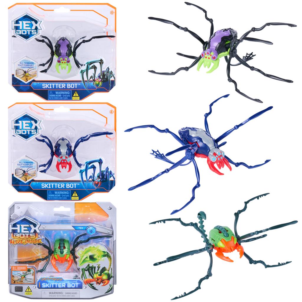 Hex Bots Skitter Bot Spider Assorted Hex Bots Yallatoys