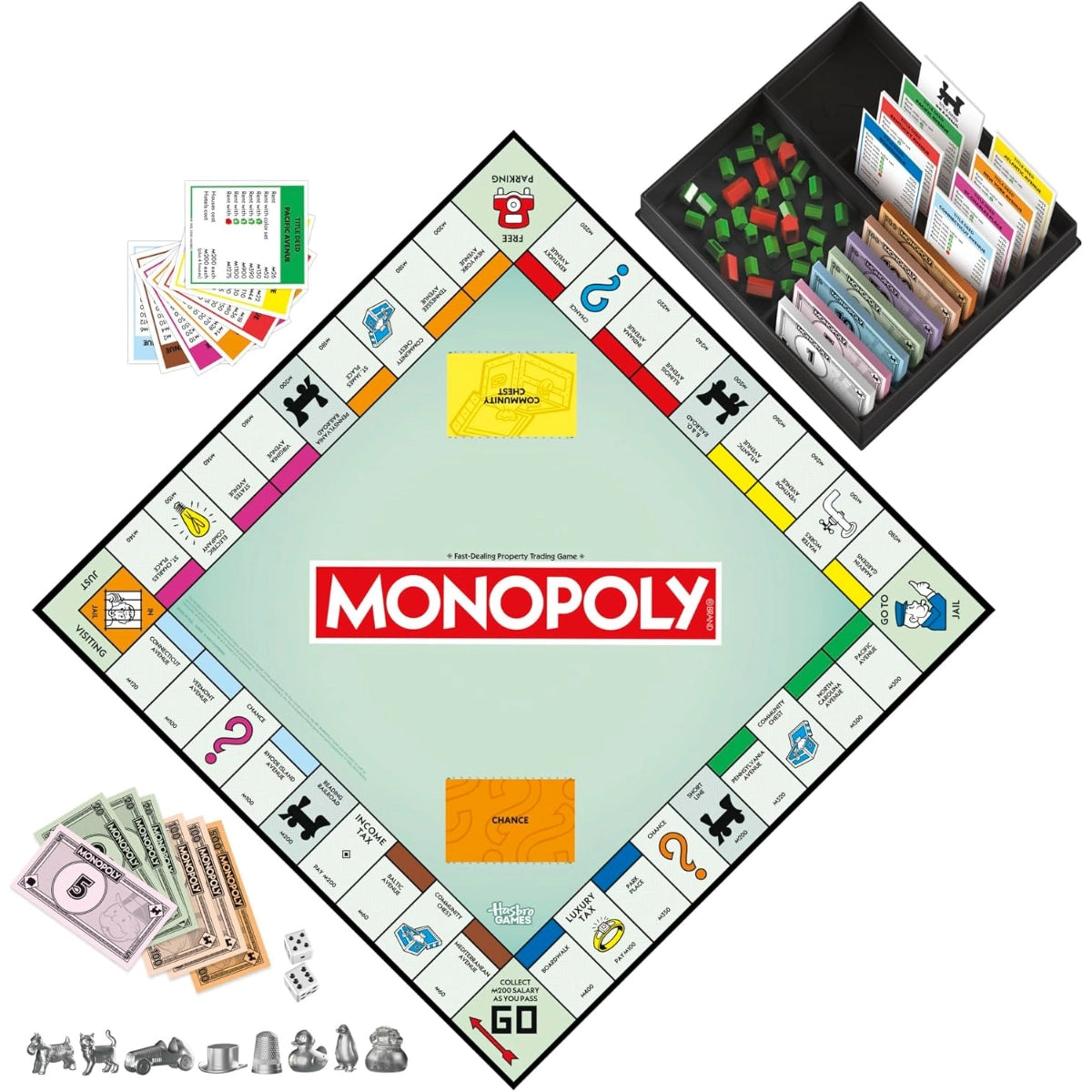 Hasbro Gaming Classic Monopoly Game Hasbro Gaming Yallatoys