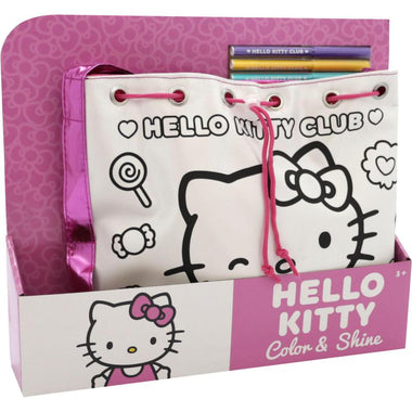 Hello Kitty Shoulder Bag Color and Shine Coloring Activity Set