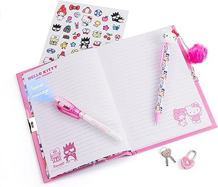 Hello Kitty Secret Notebook With Light