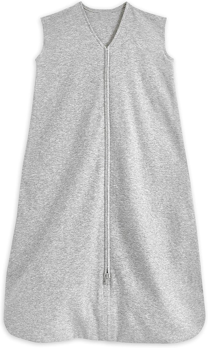 Halo SleepSack Sleep Bag 0.5 Tog 100% Cotton Heather Grey 6 to 18 months Halo Yallatoys