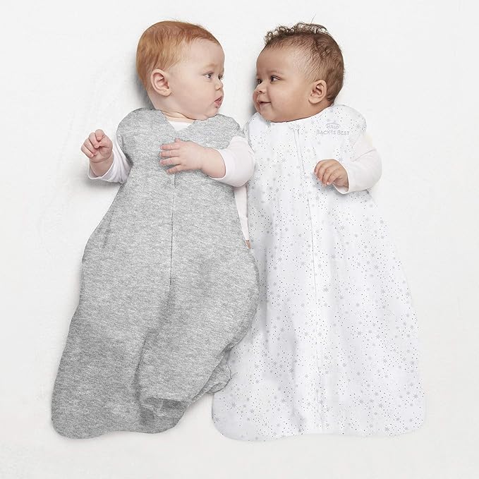 Halo SleepSack Sleep Bag 0.5 Tog 100% Cotton Heather Grey 6 to 18 months Halo Yallatoys