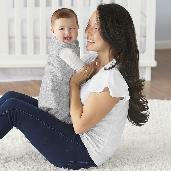 Halo SleepSack Sleep Bag 0.5 Tog 100% Cotton Heather Grey 6 to 18 months Halo Yallatoys