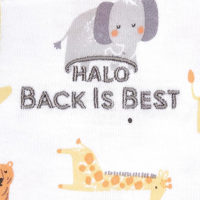 Halo Baby Sleeping Bag 0.5 Tog SleepSack 100% Cotton Jungle 0 to 6 months Halo Yallatoys