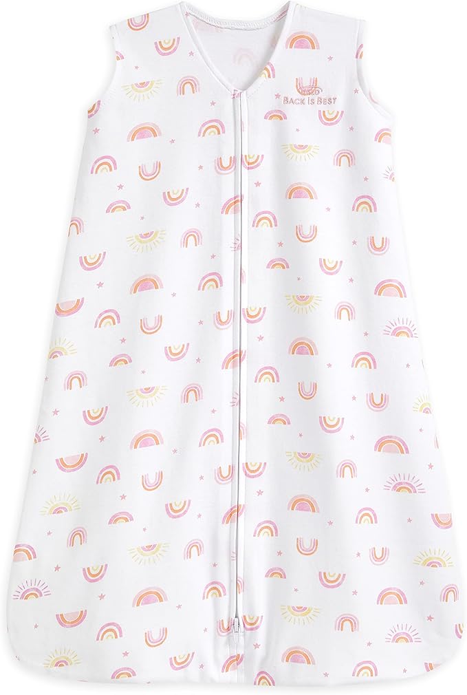 Halo Baby Sleeping Bag 0.5 Tog SleepSack 100% Cotton Sunshine Rainbows 6 to 18 months Halo Yallatoys