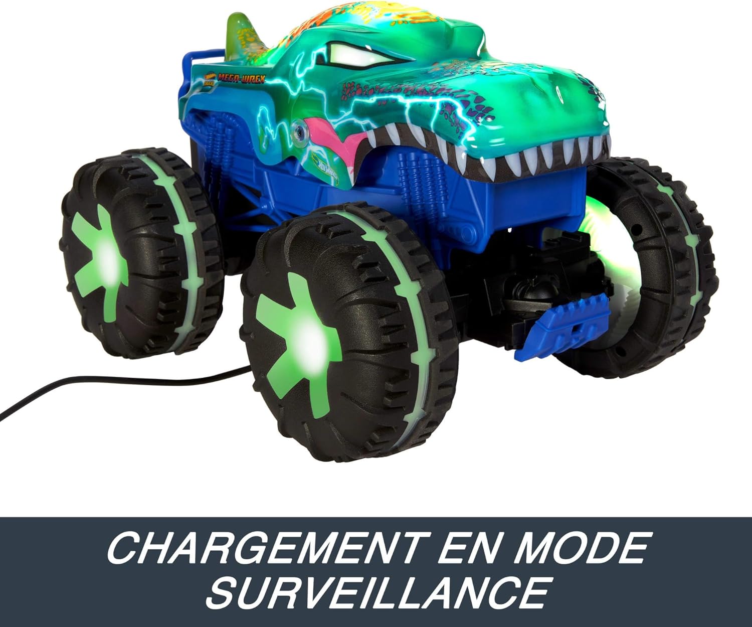 Hot Wheels Monster Trucks 1:15 Scale Mega Wrex Alive Remote Control Car