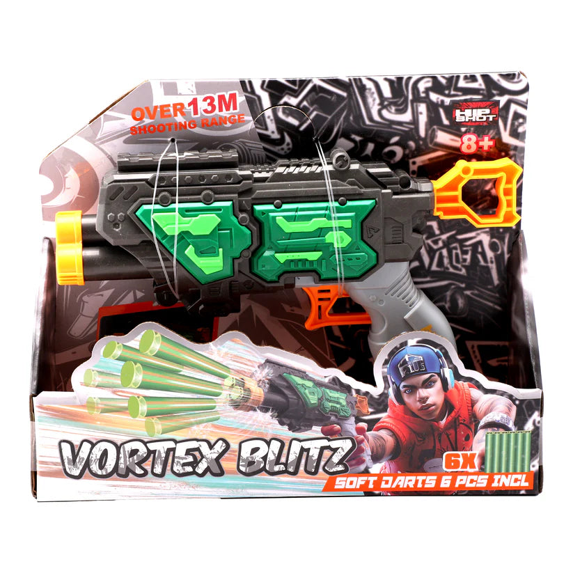 Hip Shot Vortex Blitz with 6 Darts Hip Shot Yallatoys