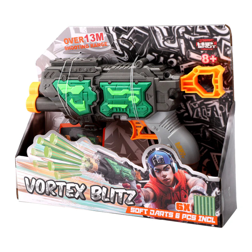 Hip Shot Vortex Blitz with 6 Darts Hip Shot Yallatoys