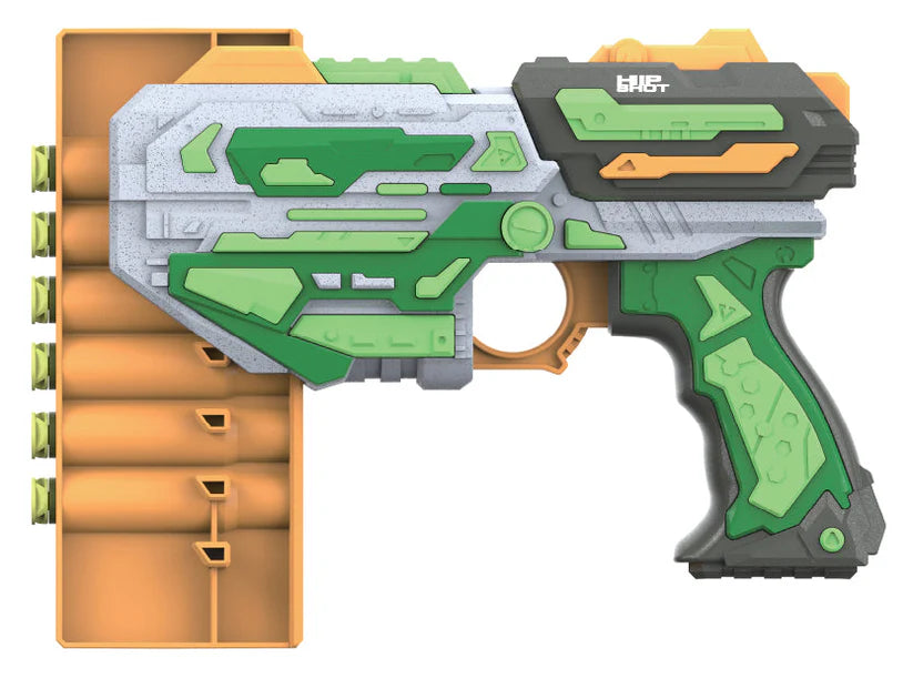 Hip Shot Rising Thunder Blaster with 6 Darts Hip Shot Yallatoys