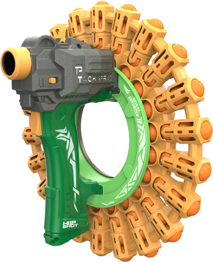 Hip Shot Battery Operated Spiral Enforcer with 88Pcs Soft Balls Hip Shot Yallatoys