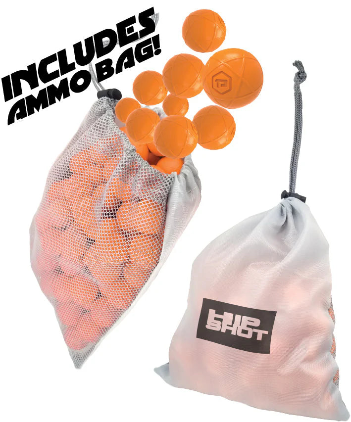 Hip Shot Battery Operated Spiral Enforcer with 88Pcs Soft Balls Hip Shot Yallatoys