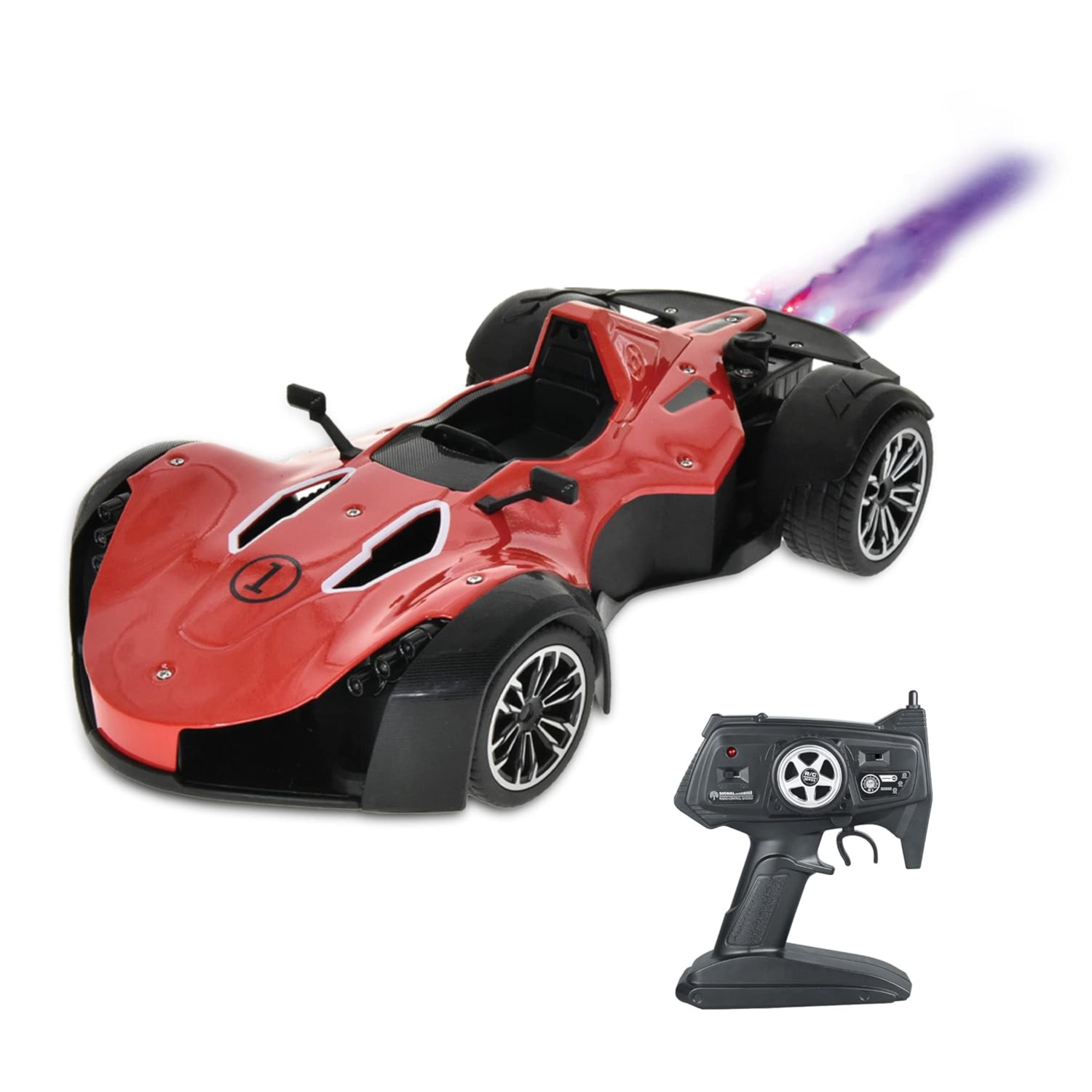 Hetzen Remote Control Die-Cast Spray Racing Car Assorted